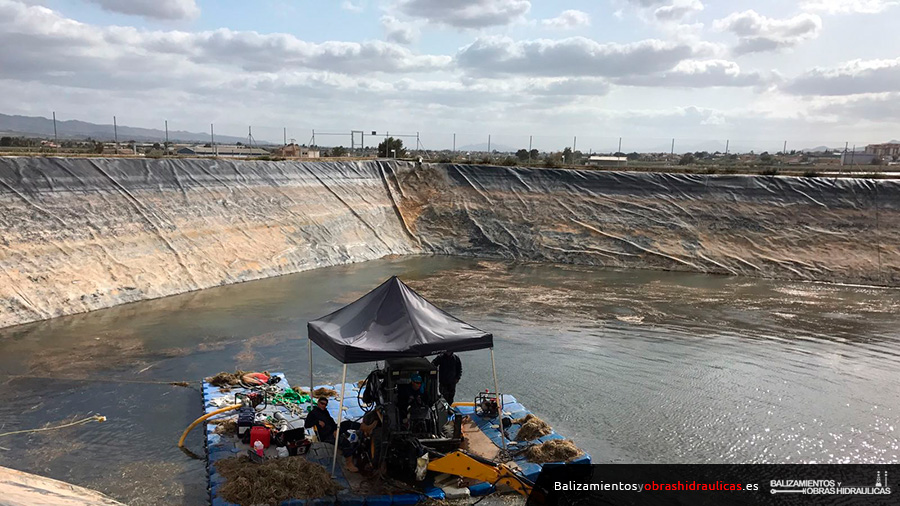 limpieza y dragado de embalse de riego 2