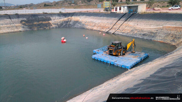 limpieza y dragado de embalse de riego 5